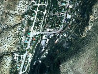 Madrid, NM - Aerial view of Gob Piles